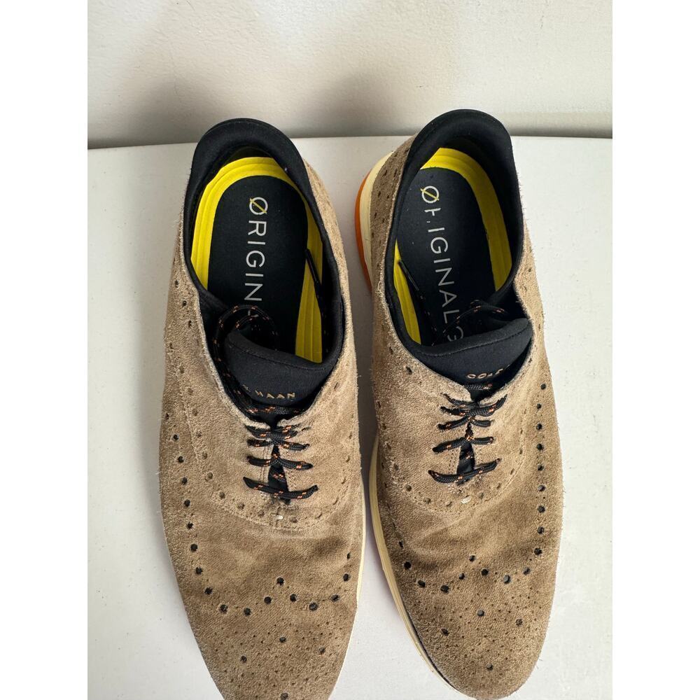 COLE HAAN ORIGINALGRAND ULTRA WING OX BROWN NUBUCK C32069 US SIZE 11 1/2M SHOE - Picture 3 of 9